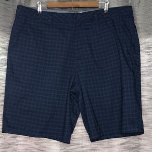 HANG TEN 🏄 A California Classic BLUE Mens PLAID SHORTS SIZE 40